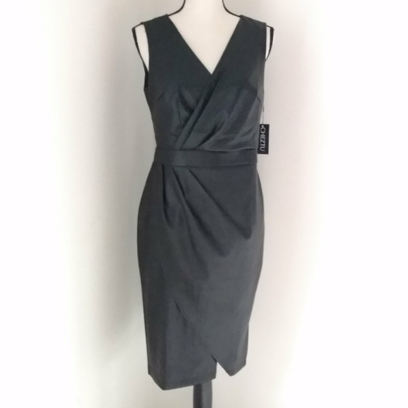 CHEZTU Faux Leather Dress - Picture 3 of 5